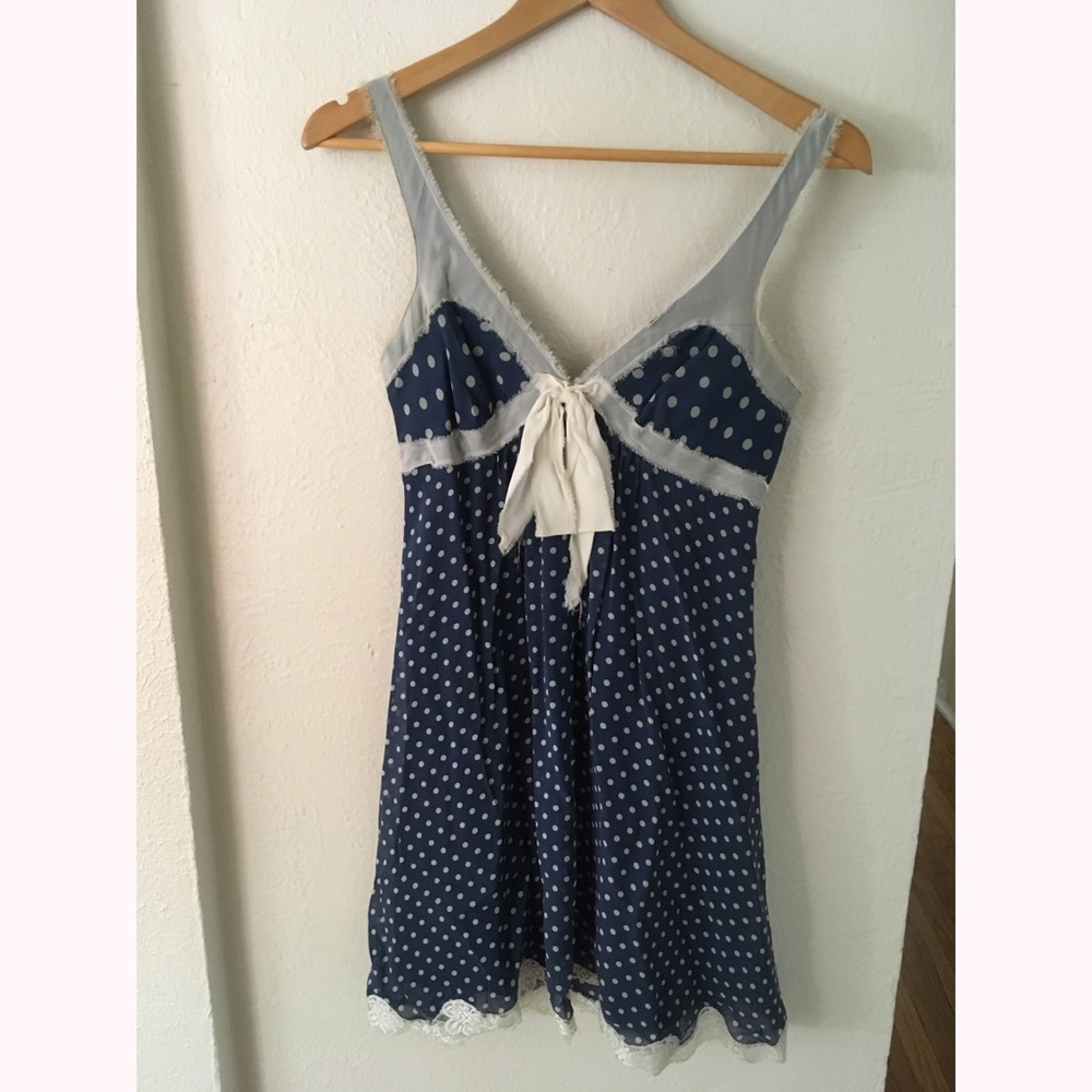 Polka dot dress from BCBG